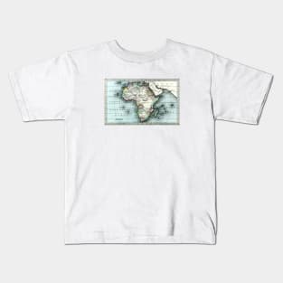 1830 Map of Africa Kids T-Shirt